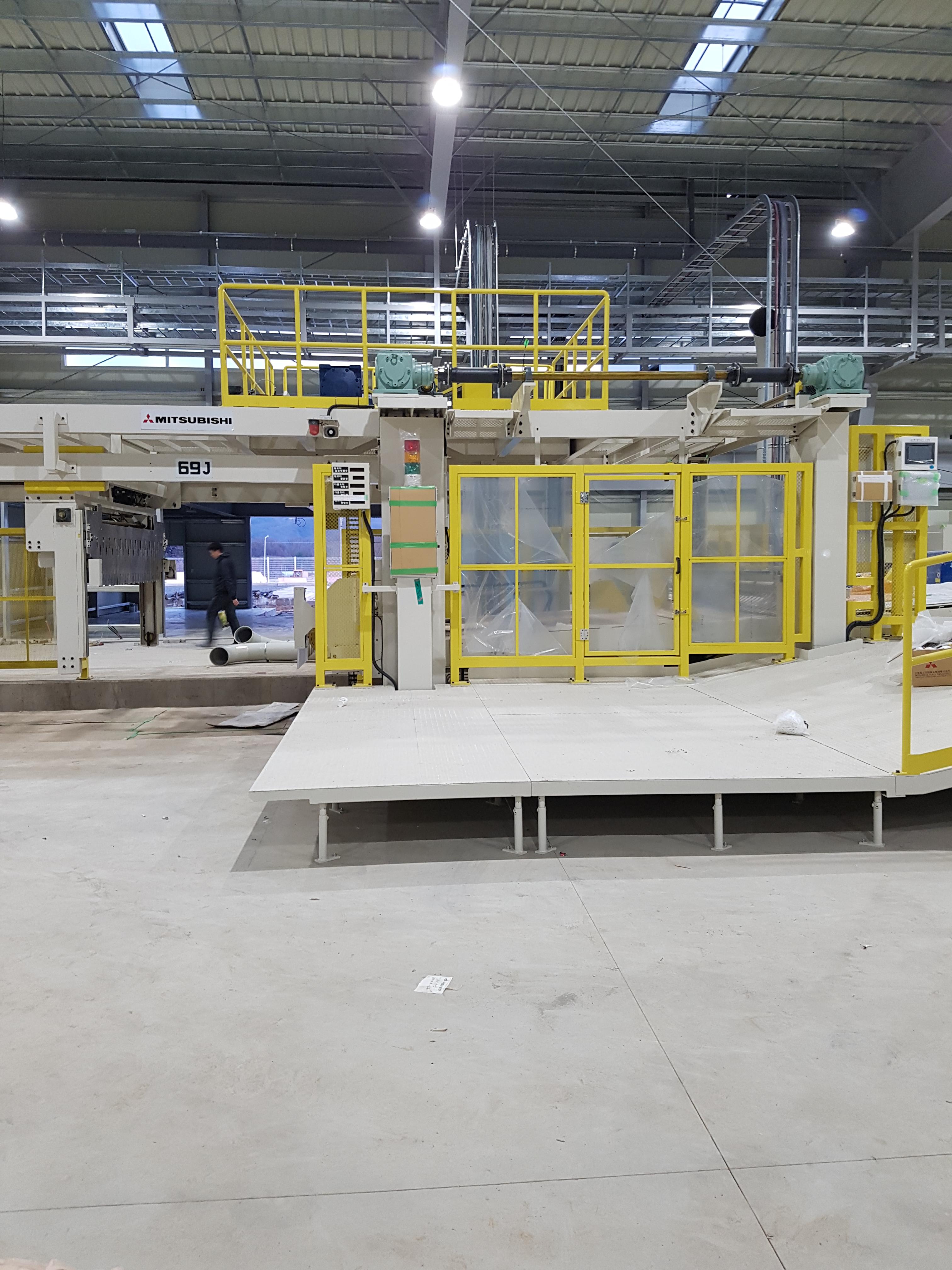 2500폭 골겟타 설치